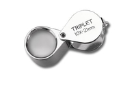 Glass Optical Triplet 10x magnifier Gemstone Loupe 21mm Diameter