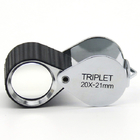 Portable Triplet Lens 21mm Jewelry loupe Magnification of 20X