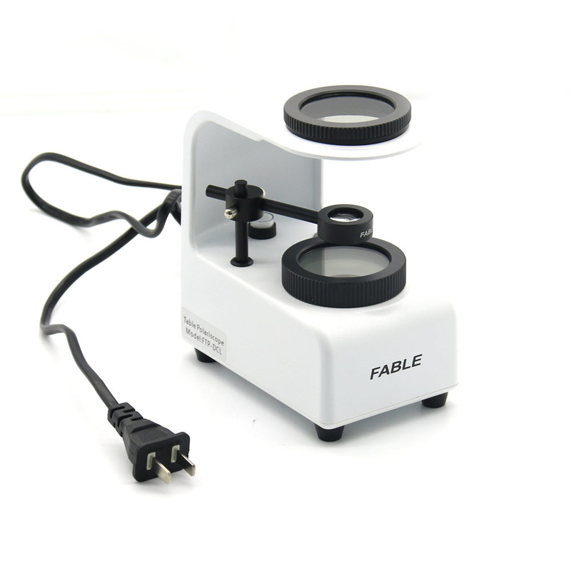 Two LED Light Desktop Gem Polariscope For Jewelry Appraisal