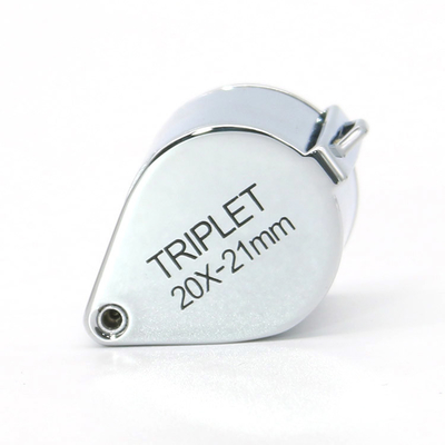 21mm Lens 20X Gem Identifying Jewelry Loupe Triplet Type