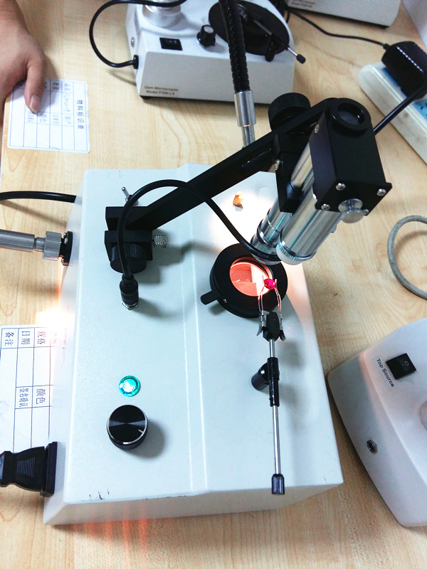Table Prism Spectroscope with Scale and Double Adjustable Light Source
