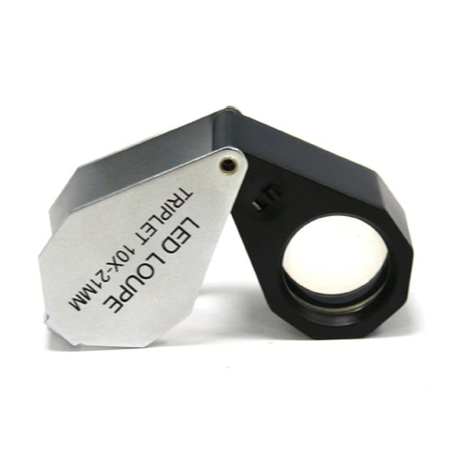 Hexagonal Triplet 10x Jewelry Loupe Optics Lens Eye Loupe