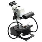LED Optic Fiber Light Gem Microscope with Magnification of  7.0X - 45X R1S-15