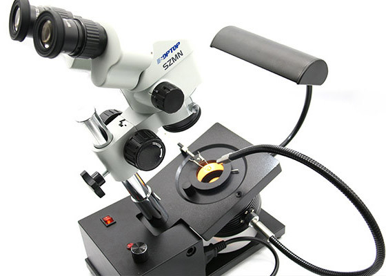 Magnification 7.0X - 45X Gemology Microscope With 0-40 degree incline FGM-R1S-15