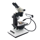 10W Lighting Mode Optical Swing Arm Gemstone Microscope Self Locking