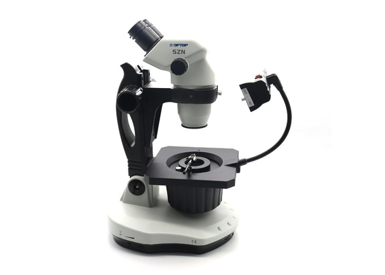 Swing Arm 10X-67.5X  Gem Stereo Binocular Microscope with Oval Base