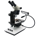 Fable LED Swing Arm 45X Binocular Gem Microscope Classic Base FGM-R6S-161