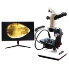 Rotary Arm Type Gem Stereo Photographic Microscope 9.8X-88X Magnification