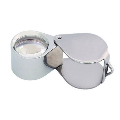 10X Magnification Triplet Jewelry loupe with chromium plating outer casing