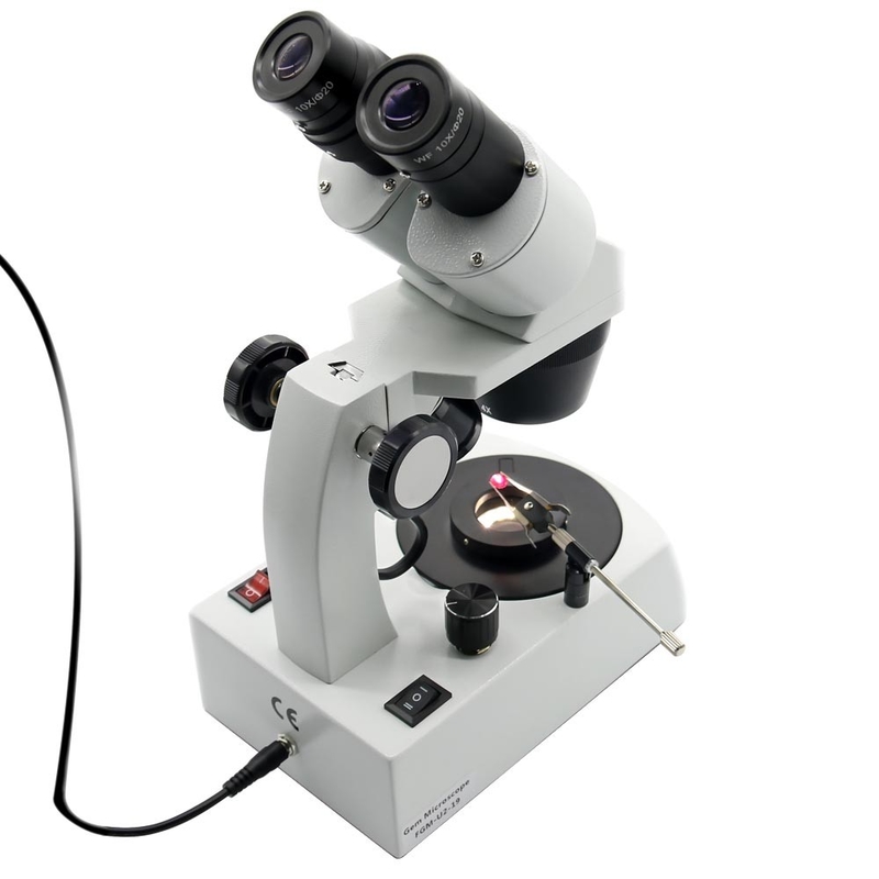 56mm working distance Gemological Microscopes With F19 Binocular Lens FGM-U2-19