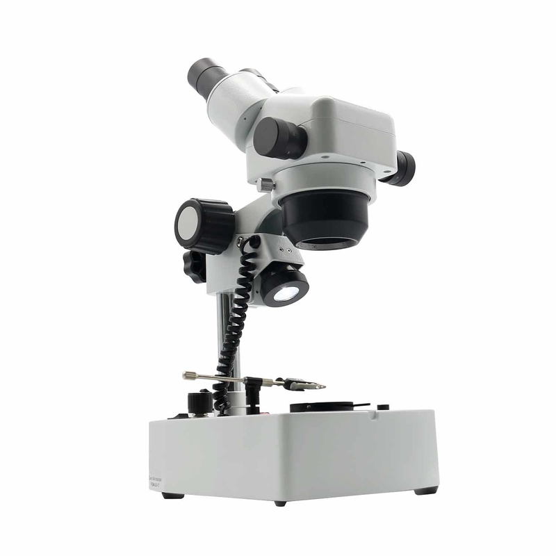 LED Light Source Gem Microscope with Magnification of 10X to 40X
