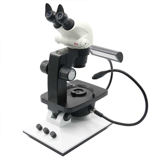 10X-64X Swing arm type Gem Microscope F01 binocular Leica lens