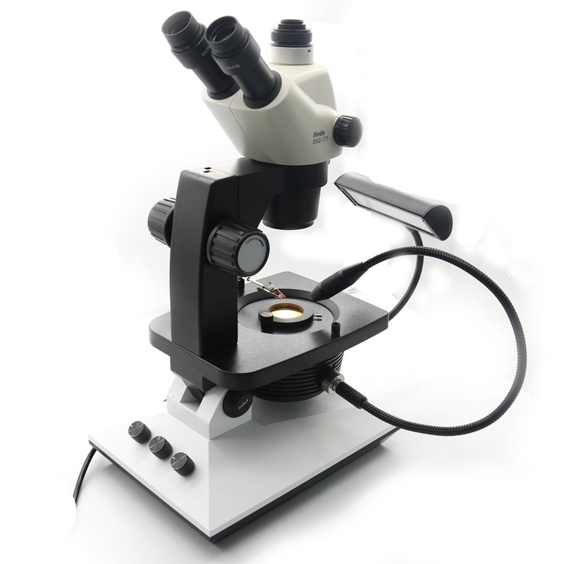 Fable New Generation Swing Arm 7.5X-50X Gem Trinocular Microscope
