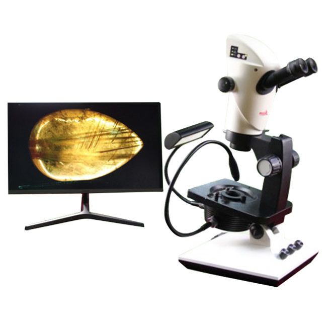 Rotary Arm Type Gem Stereo Photographic Microscope 9.8X-88X Magnification