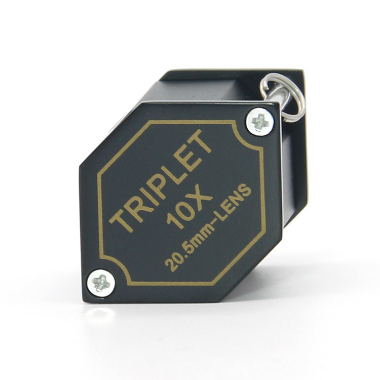 Hexagon Triplet Type Achromatic Aplanatic 20.5mm 10X Gem Magnifier