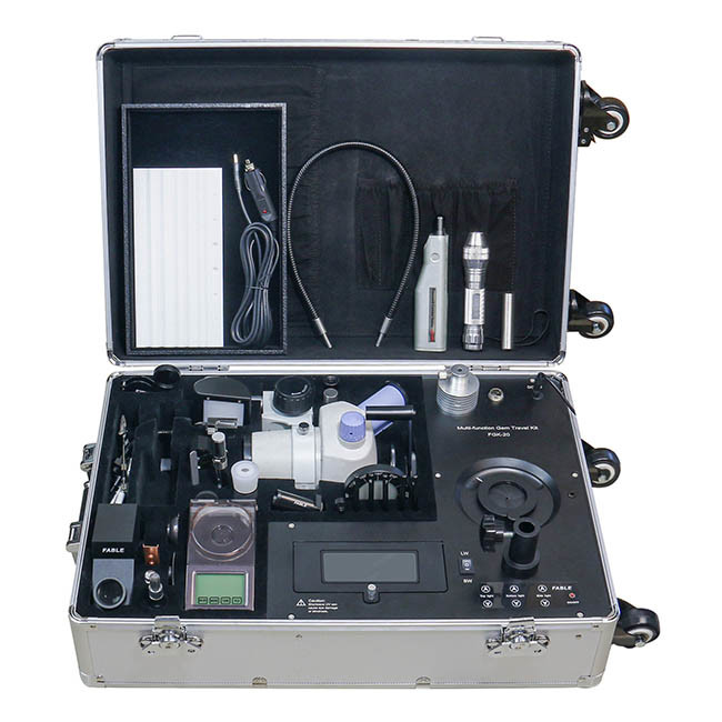 Multifunction Gem Travel Kit Includes 20 Gemology Instruments For Gem ...