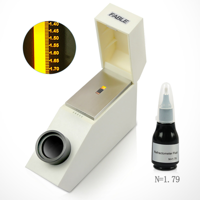 Jewelry Optical Gem Refractometer With Polarizing Lens Stainless steel table