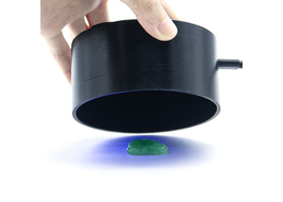 Jewelry Pocket UV Lamp 365nm Dark Field Ultraviolet light lamp with 4X Larger Viewer for Gem identifying